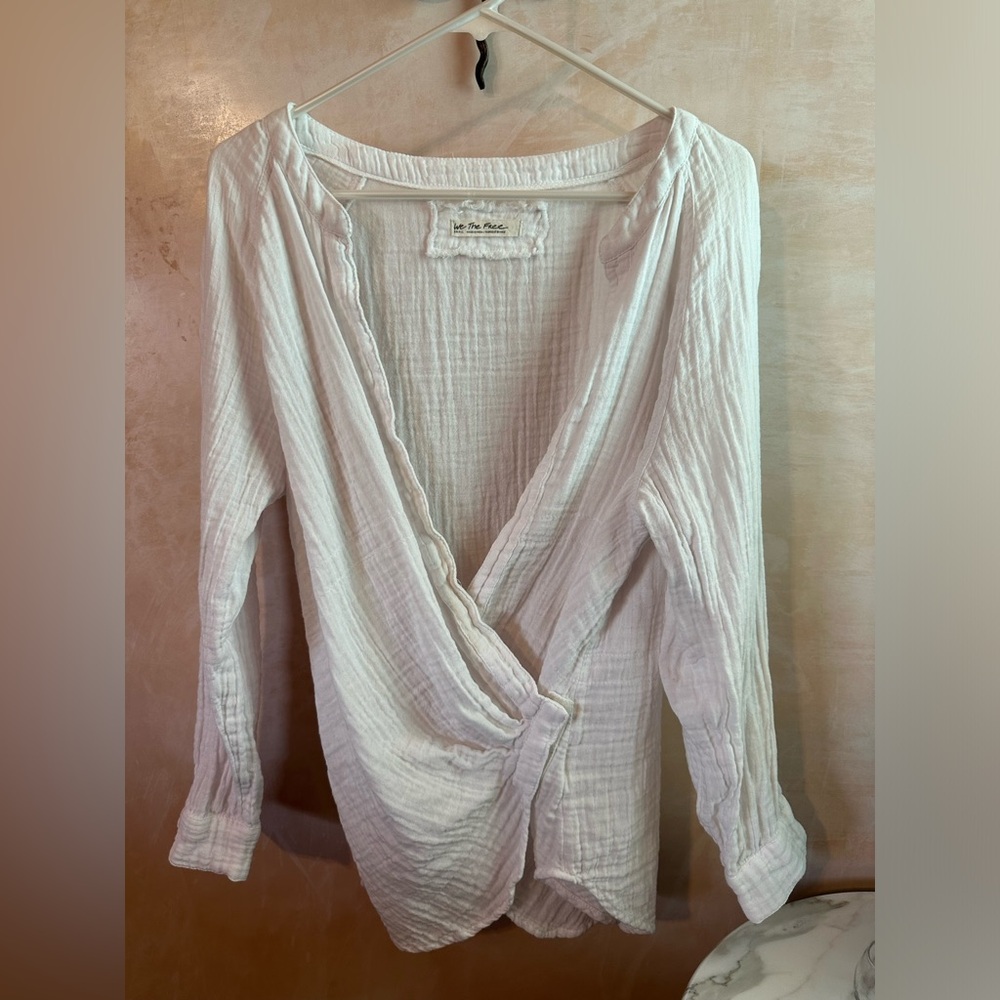 We the Free/Freepeople wrap shirt